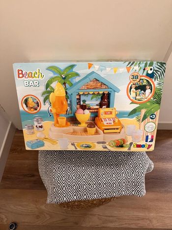 Smoby - Beach Bar : Caisse Enregistreuse et Machine à Glaces, 38 Accessoires
