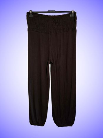 Pantacourt Ample Jambes Larges Marron Taille Unique Sans Marque