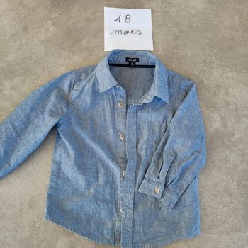 Chemise manches longues 18 mois