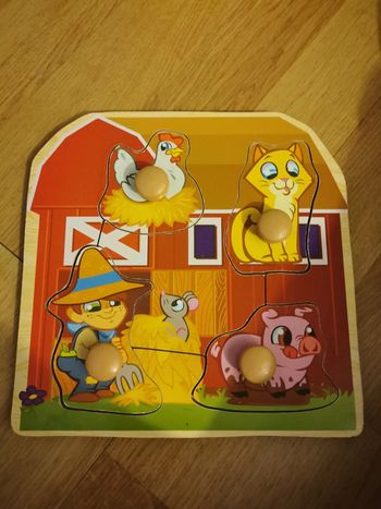 Puzzle premier âge bois