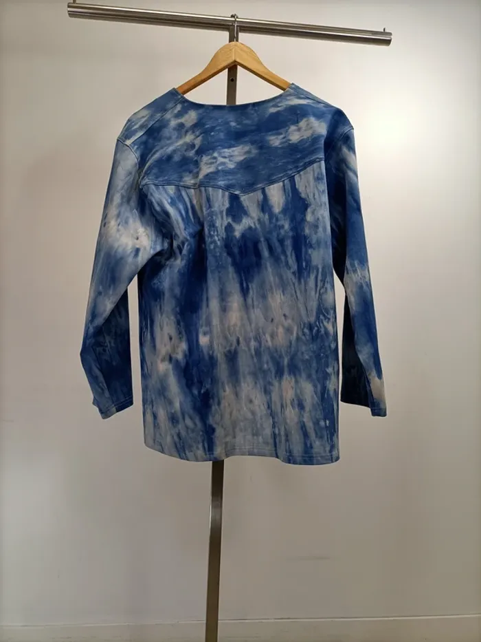 Veste Tie and Dye 42 estimé effet marbré 90's vintage EMMA A443 - photo numéro 2
