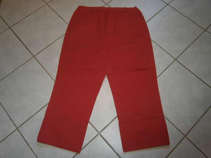Pantalon rouge DAMART Taille 46 - photo numéro 8