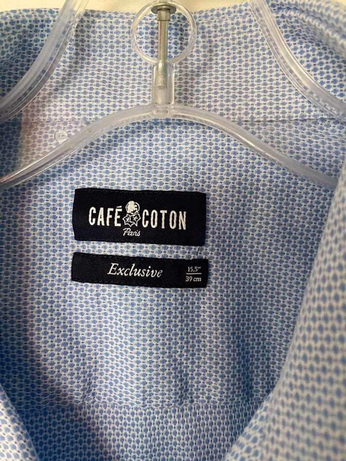 Chemise café coton - photo numéro 2