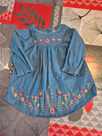 Robe en jean 0/3 mois