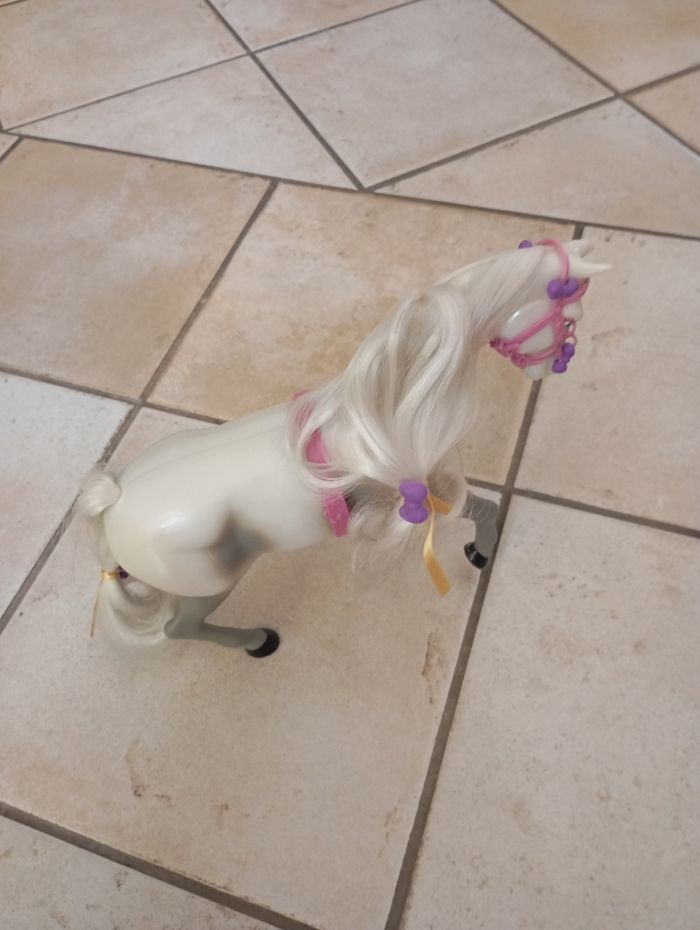 Calèche et cheval pour poupée style Barbie - photo numéro 6