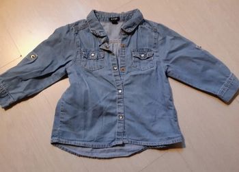 Chemise jean Kiabi (12M)