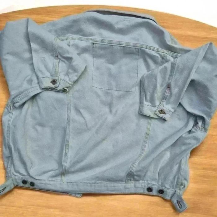 Blouson en jeans blanc 🌹 M🌹 unisexe - photo numéro 2
