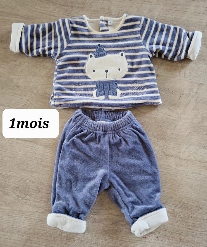 Pyjama 2 pièces 1mois