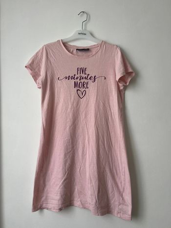 Chemise de nuit rose