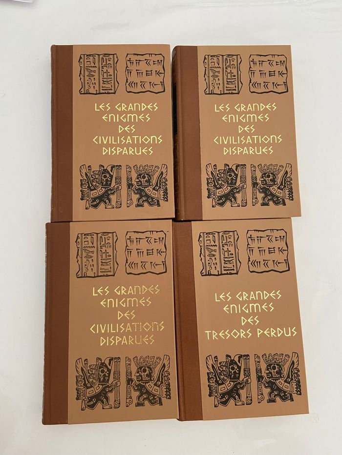 Lot 4 Livres anciens les grandes énigmes des civilisations disparus 1, 2, 3 - photo numéro 2