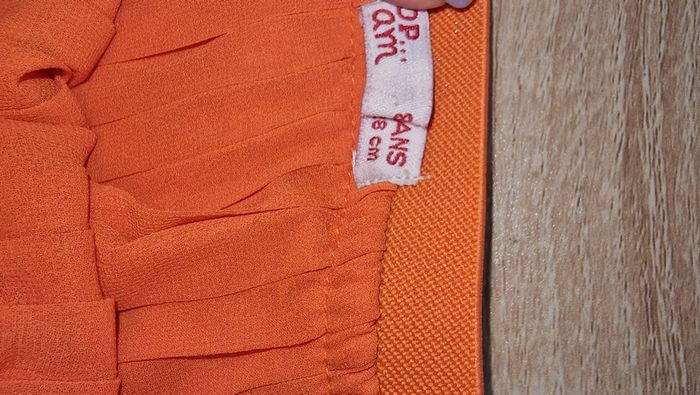 Jupe orange - photo numéro 2