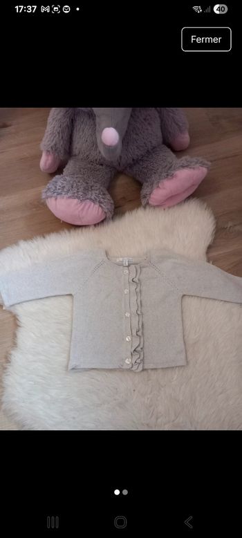 Très jolie gilet 6 mois Kitchoun 