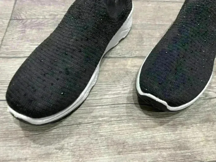 Sneakers à talon compensé Femme noir - photo numéro 12