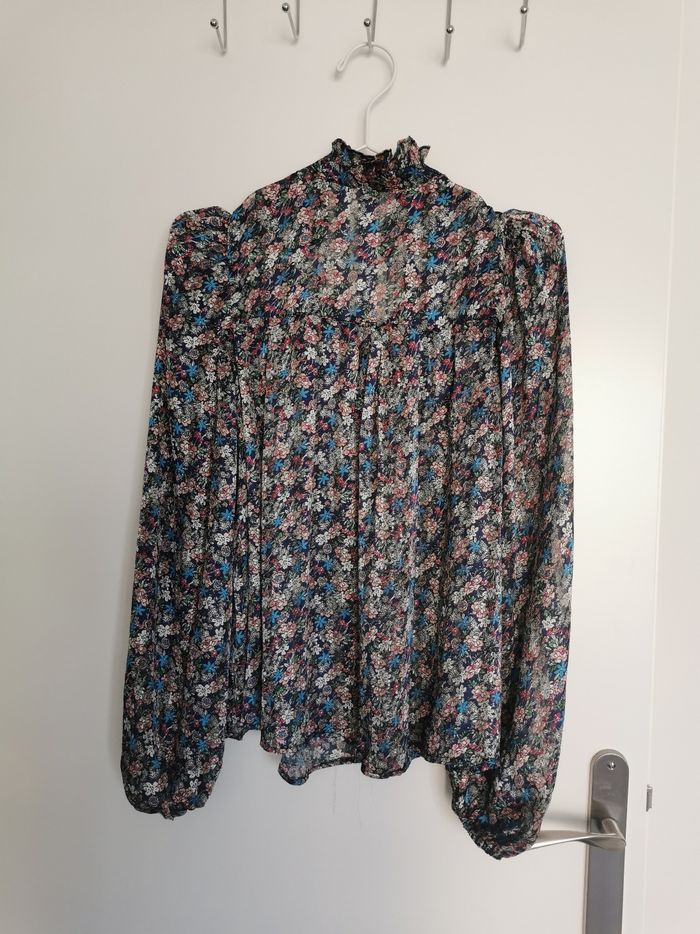 Blouses fluide fleurie - Lovie & co - T 36 - photo numéro 2