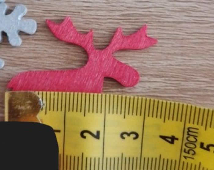 2 lots décorations rennes, flocons et marques places père Noël ( vente en 1 seul lot voir annonce) - photo numéro 8