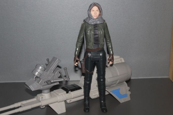Figurine Sergent Jyn Ersi Jehda + Speeder Bike de Poe Damron - photo numéro 5