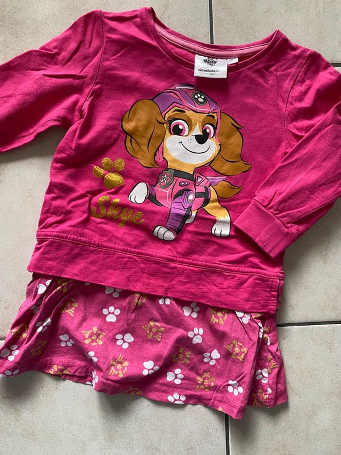 Robe Sweat Pat Patrouille 3 ans