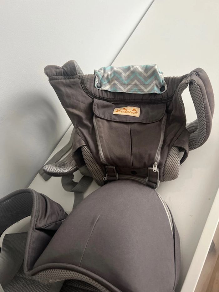 Porte bébé Ergonomique - Gris foncé - photo numéro 5