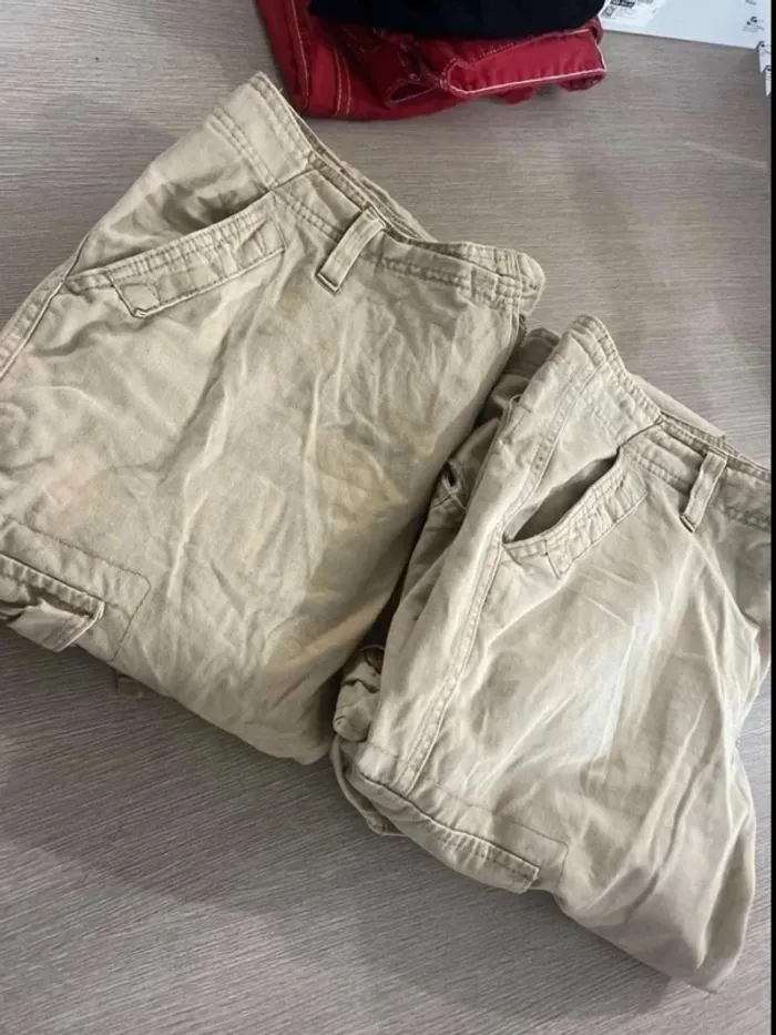 Lot de 2 cargos - taille 44 - 100% coton