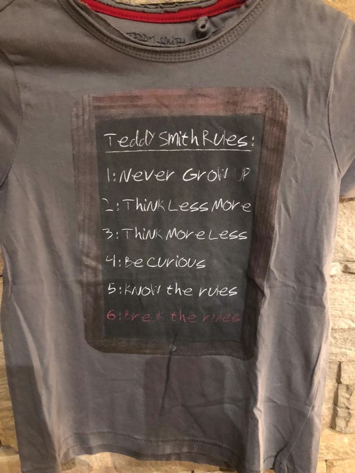 T-shirt 8 ans Teddy smith - photo numéro 2