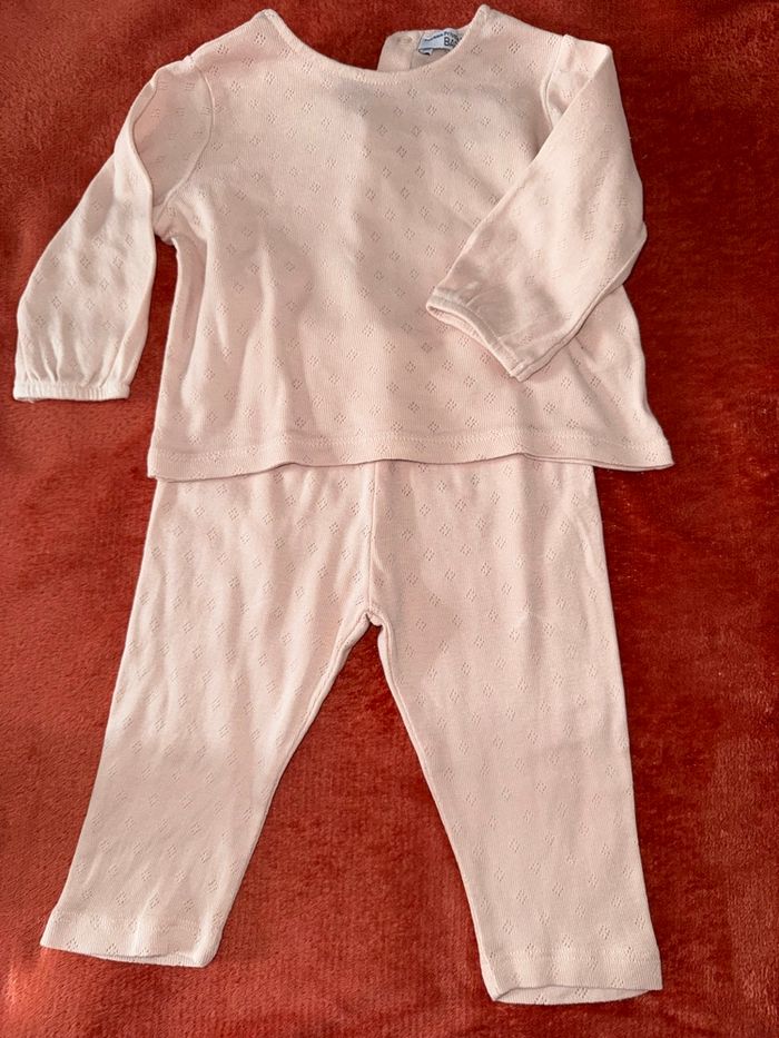 Ensemble Rose - fille - Fashion Private Compagny Baby - 6 mois - Excellent état - photo numéro 2