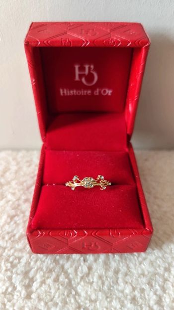 Bague de fiançailles dorée - 17,1mm