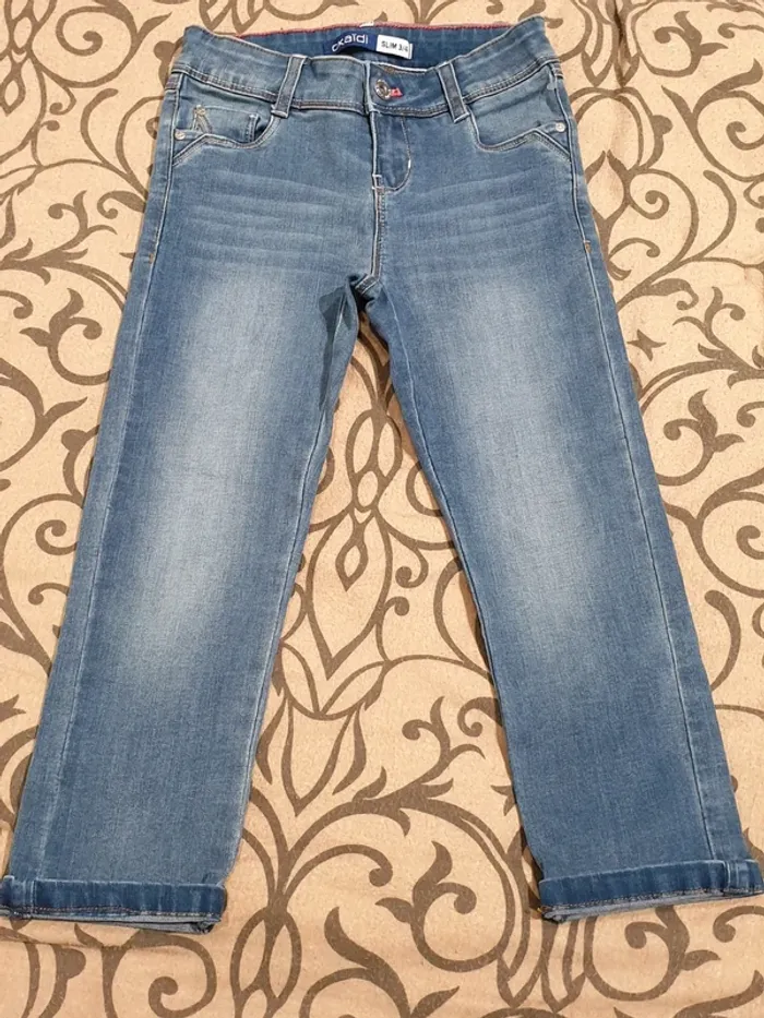 Jeans slim 3/4  9ans