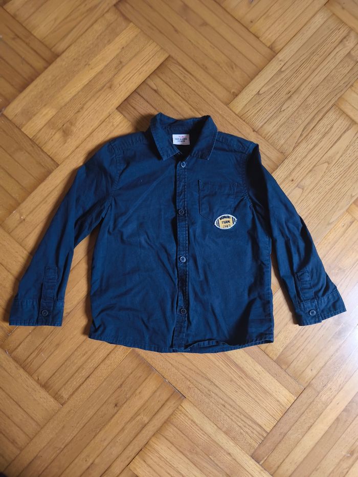 chemises bleu marine