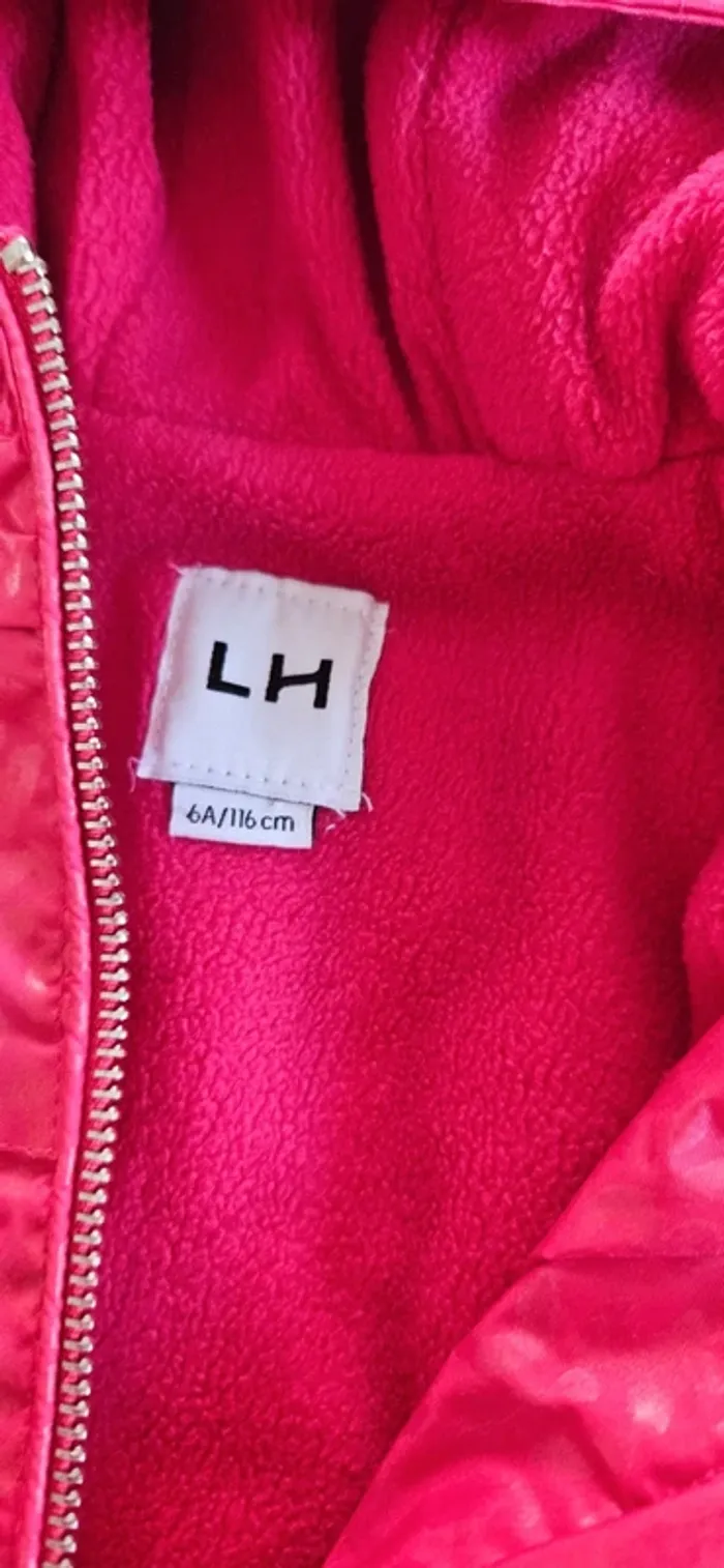 Manteau rose 6 ans fille - photo numéro 4