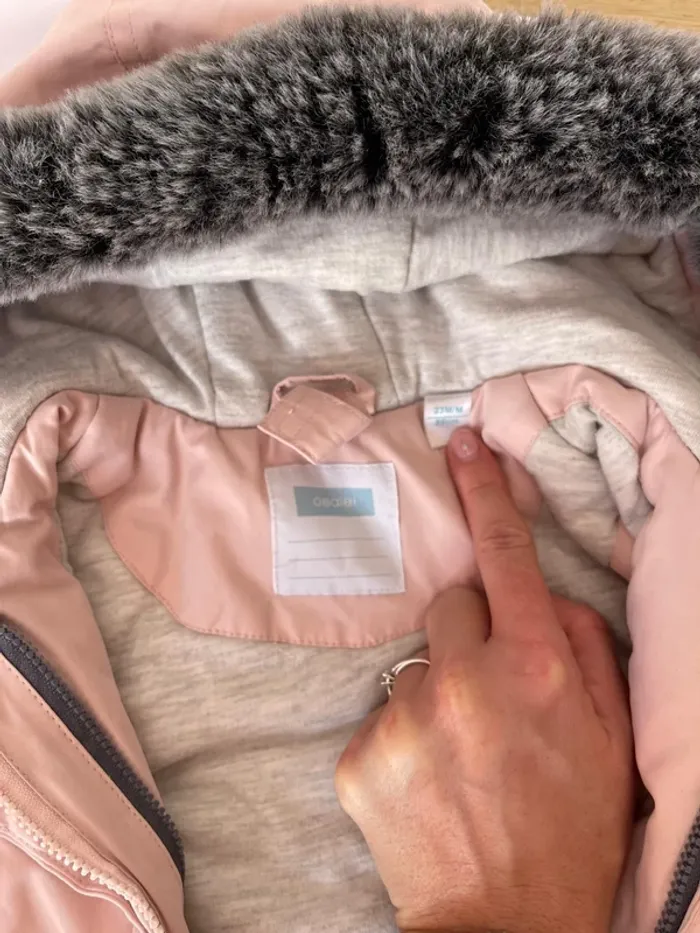 🧥 Manteau 2-en-1 Obaïbi bébé fille – Taille 23 mois / 86 cm - photo numéro 9