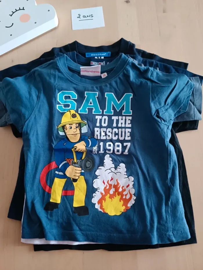Lot de t-shirt manches courtes 24 mois 2 ans - photo numéro 6