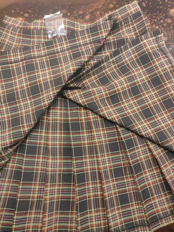 Jupe écossaise Etam vintage neuve avec étiquette - photo numéro 5