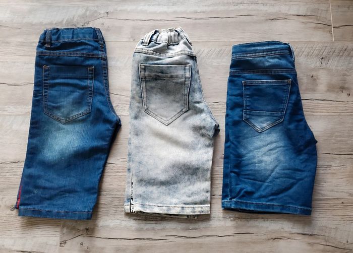 Lot short en jean garçon 8 ans - photo numéro 2