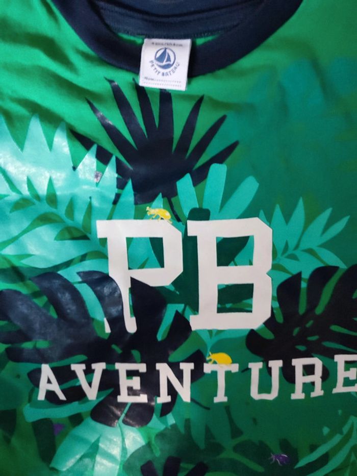 Tee-shirt coton taille 4 ans Petit bateau - photo numéro 2