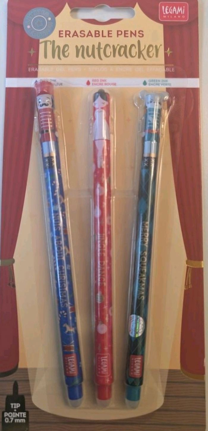 🎁 Calendrier de l’Avent Legami + Pack 3 Stylos Édition Limitée Noël 2025 – Neuf sous blister ! 🎄 - photo numéro 3