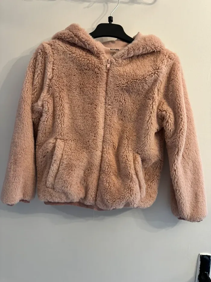 Sweat peluche fille