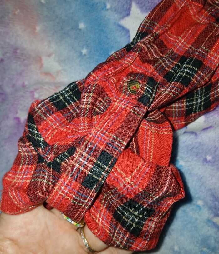 Chemise rouge à carreaux taille 44 - photo numéro 6