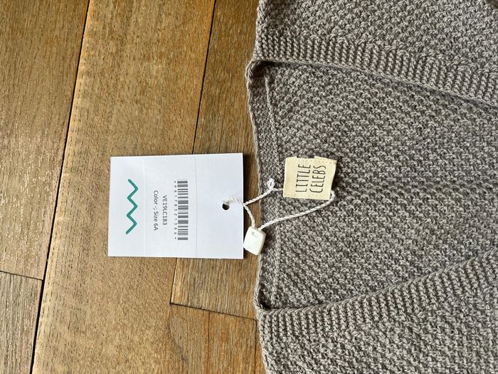 Gilet sans manche gris Little Celebs 6 ans neuf - photo numéro 3