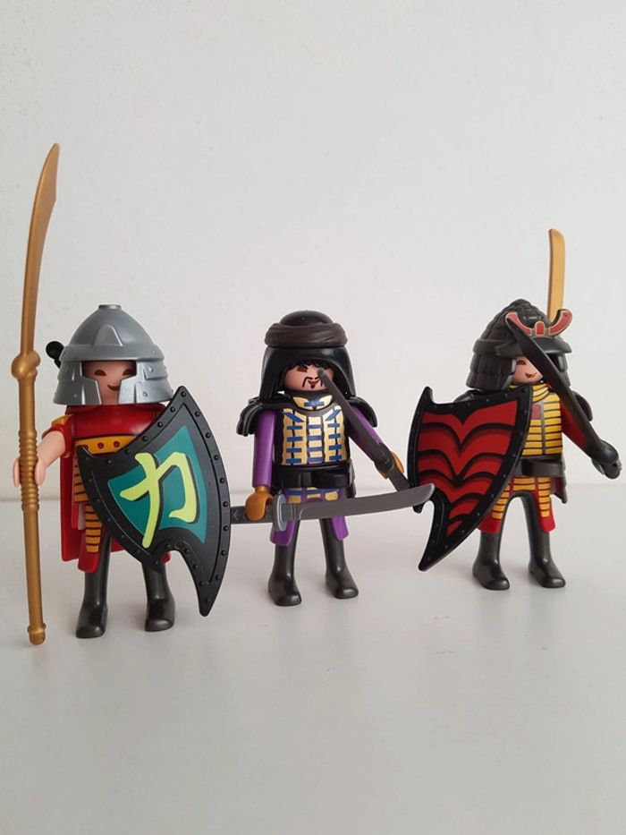 Samouraï, soldats asiatiques Playmobil knight - photo numéro 4