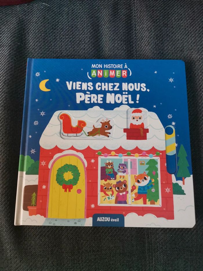 Livre à fenêtres "Viens chez nous, Père-Noël"