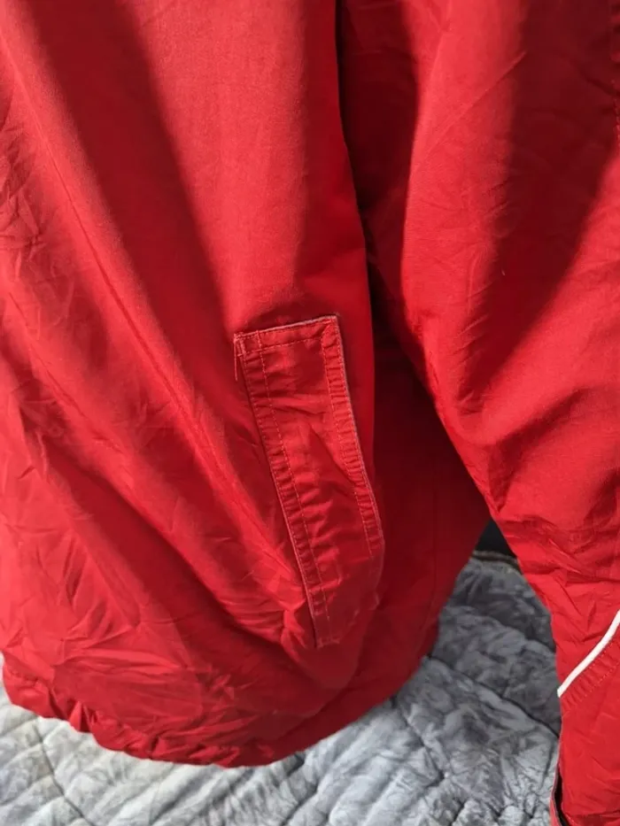 Blouson vintage nike homme rouge taille 2XL brodé (254) - photo numéro 6
