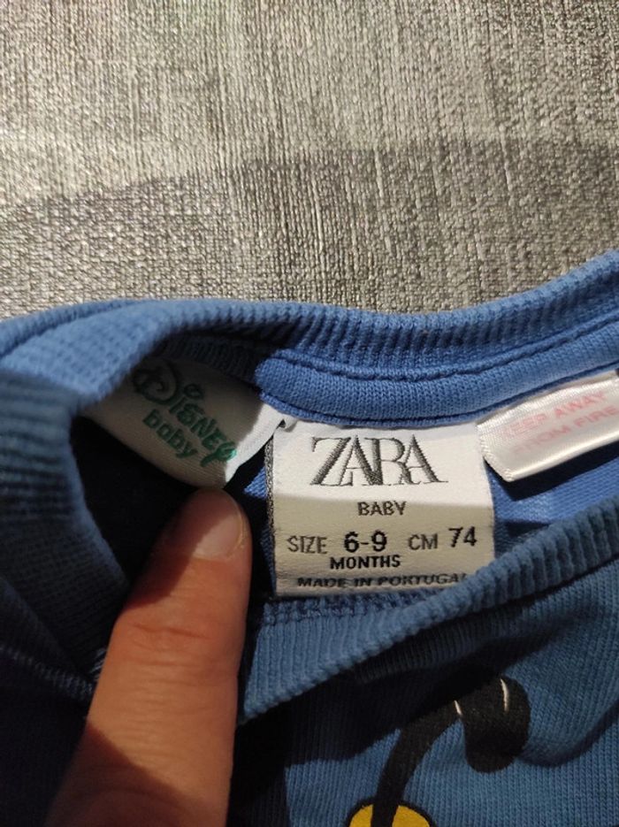 Pull Mickey Zara 6-9 mois 74 cm - photo numéro 3