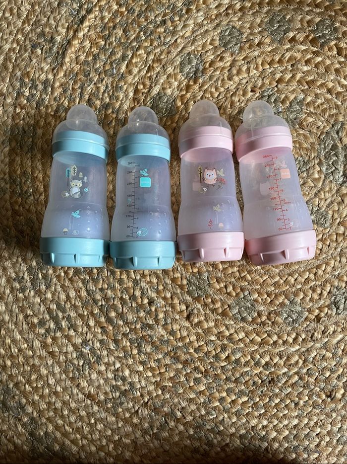Lot biberon Mam 260ml