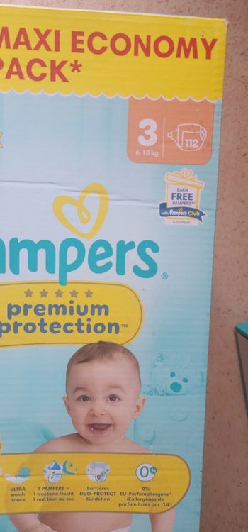 Pampers premium protection 