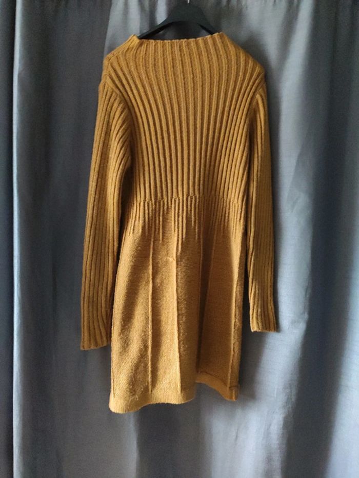 Robe pull moutarde - photo numéro 2