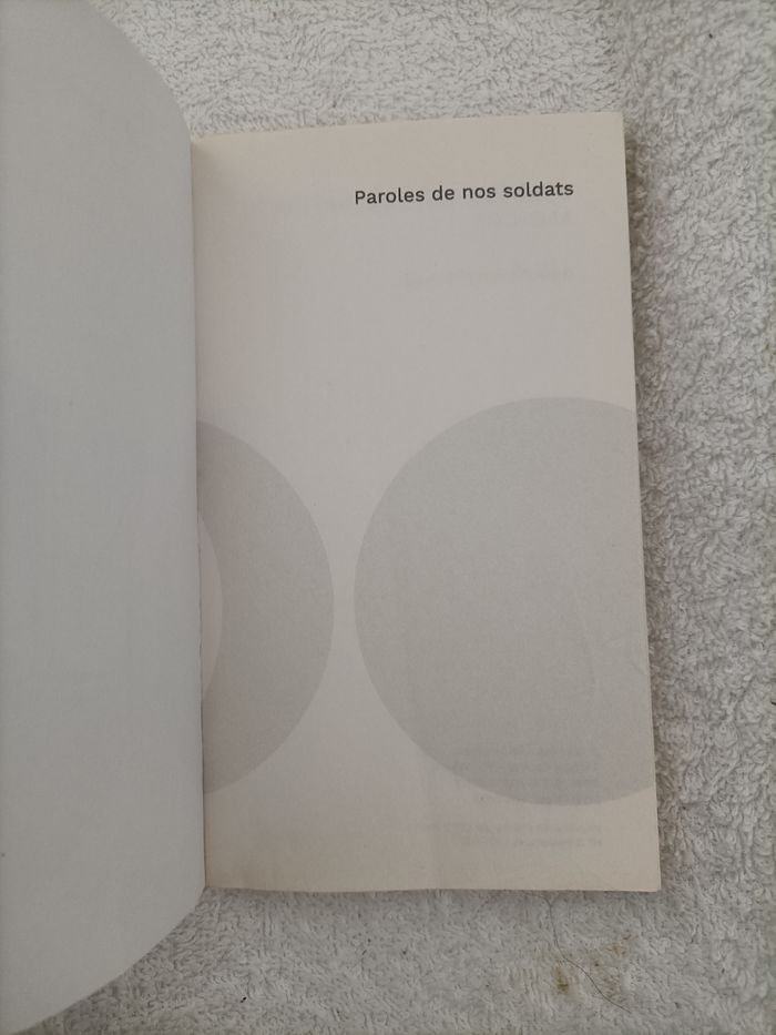 Paroles de nos soldats – Jean-Pierre Guéno - photo numéro 3