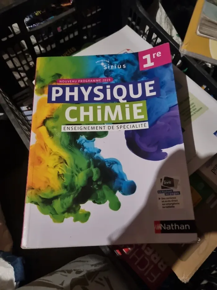 Physique chimie séries 1ère