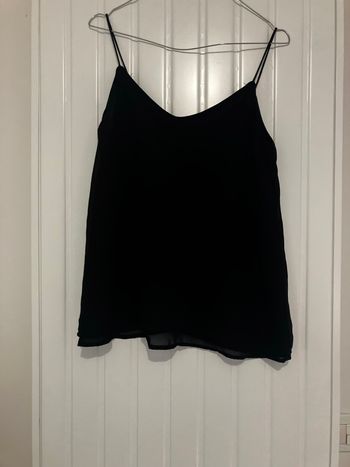 Debardeur caraco noir