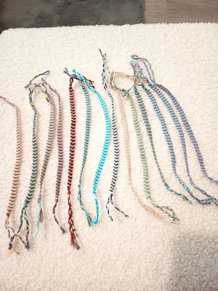 Bracelet brésilien chevrons neuf fait main personnalisable - photo numéro 3