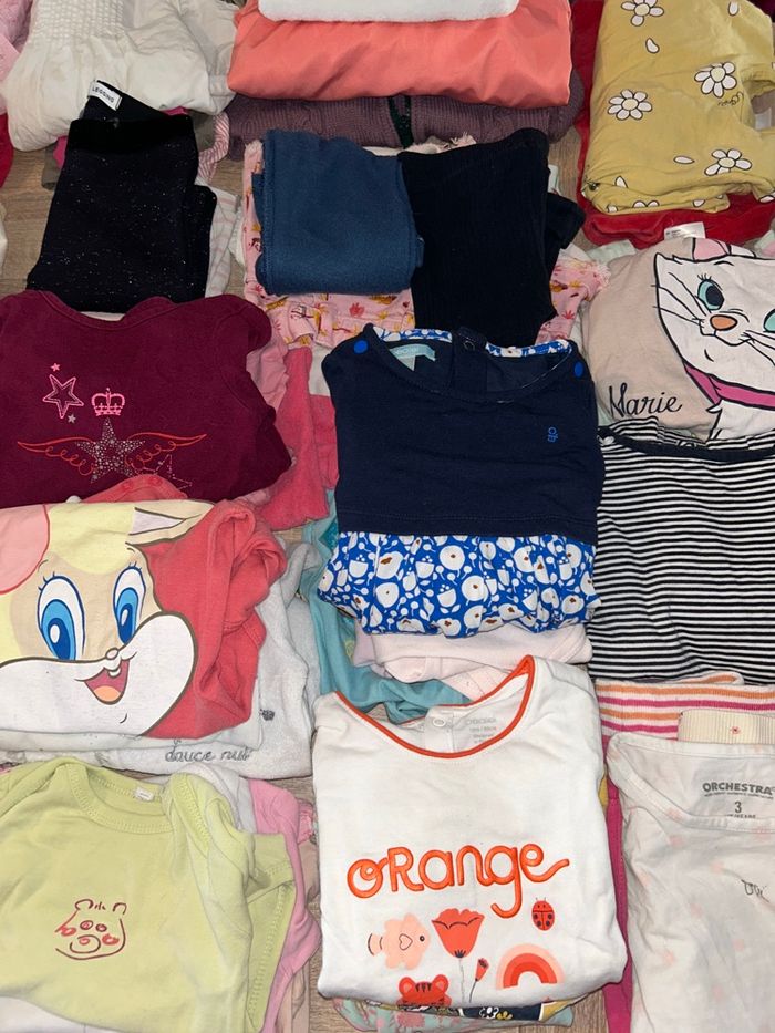 Gros lot de 100 vêtements fille - photo numéro 8